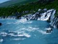 Reisetipp Hraunfossar Wasserfälle