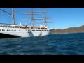Mit dem Zodiac zurück zu Sea Cloud II