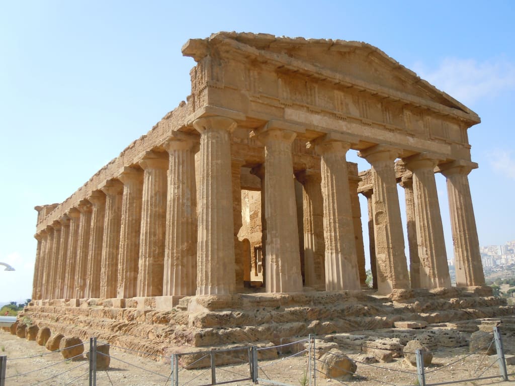 Bild Agrigento Tempel Zu Tal Der Tempel In Agrigento