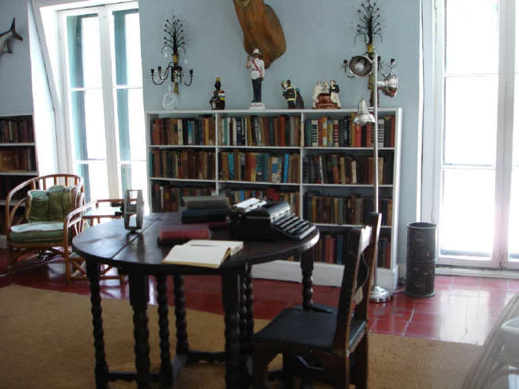 Bild Arbeitszimmer Zu Ernest Hemingway Haus In Key West