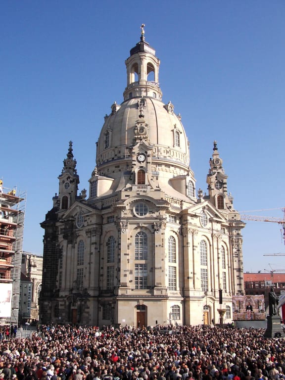 Bild Besuchen Sie Die Frauenkirche Zu Frauenkirche In Dresden