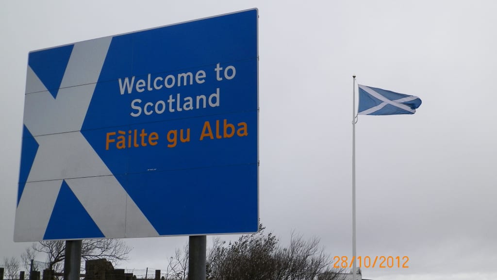 Bild "Grenze zwischen England und Schottland" zu ...