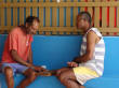 Kapverdianer beim Ouril-Spiel