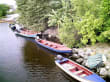 Fischerboote am Negril River