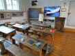 Altes Klassenzimmer mit Schiefertafeln