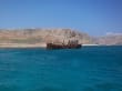 Reisetipp Lagune von Balos - Rostiges Schiffswrack vor Gramvousa