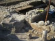 Ausgrabung Vorstadt Kos - menschliches Skelett