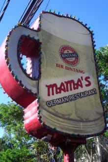 Werbetafel des Restaurant`s MAMAs - Mamas Restaurant