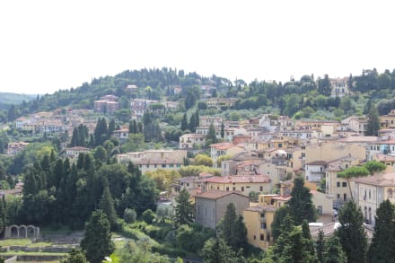 Fiesole Aussicht - Archäologisches Gebiet Fiesole