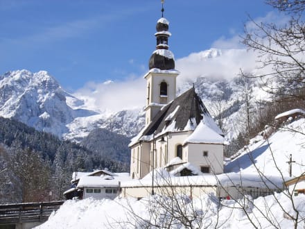 Ramsau in Berchtesgaden bei Bild St. Sebastian Pfarrkirche