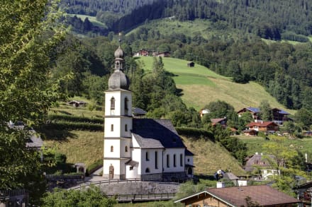St. in Sebastian Pfarrkirche bei Bild Ramsau Berchtesgaden